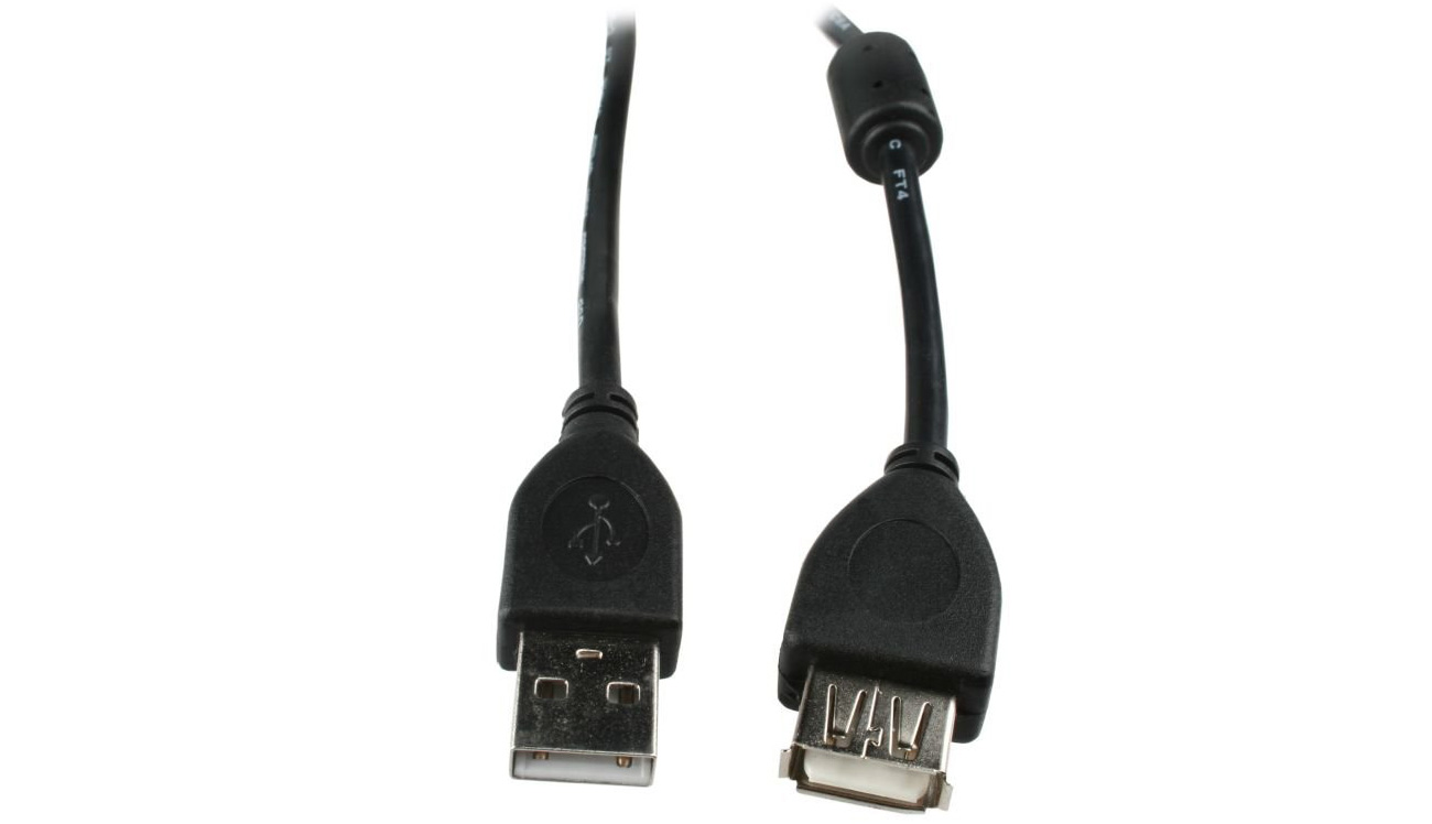 Gembird przedłużacz USB A-A M/F ferryt 1,8m czarny - Kable USB - Sklep ...